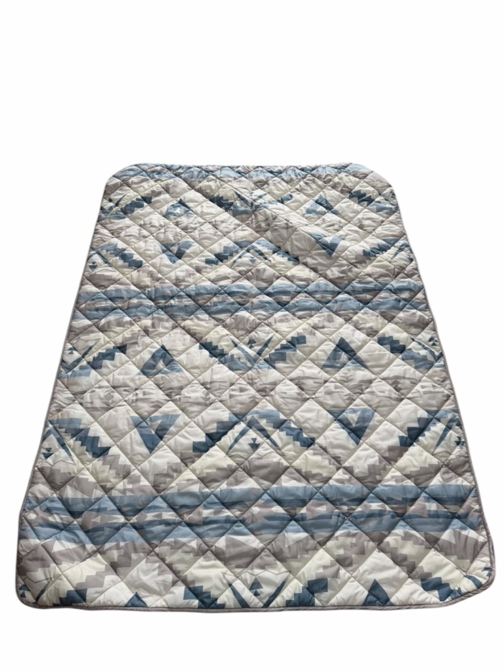 Pendleton Blanket Packable Throw Blue Ivory Travel Outdoor Camp